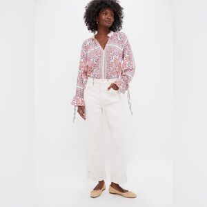 NWT MOTHER Lil Spitfire Ankle Cuff Jeans Act Natural Size 27